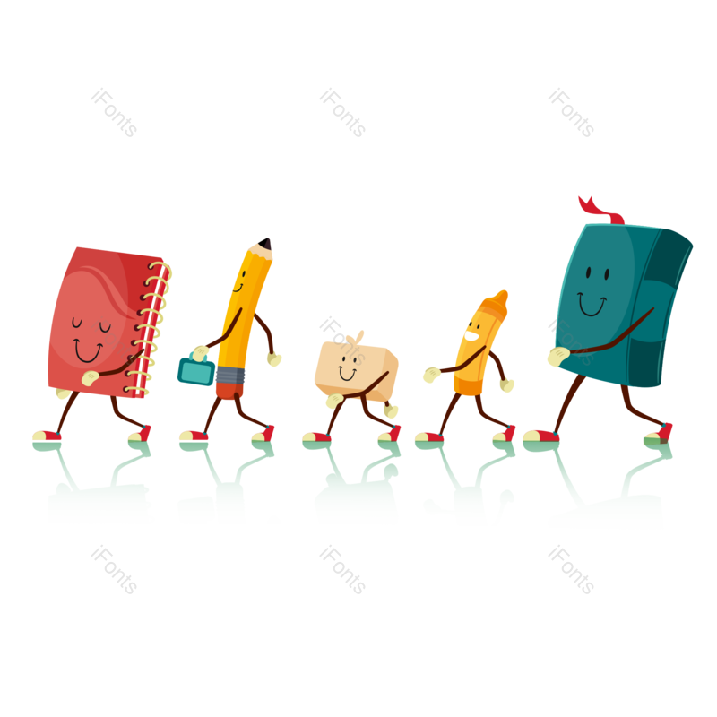 儿童节图片,卡通元素,学习PNG,插画免抠素材
